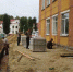 В Комаричской райбольнице строят крытый пандус для «скорой помощи» - Газета Мглинские Вести