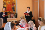 Занятия в воскресной школе при Успенском храме г. Мглина